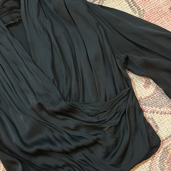 Natacha Paris Black Silk Top - Picture 5 of 5